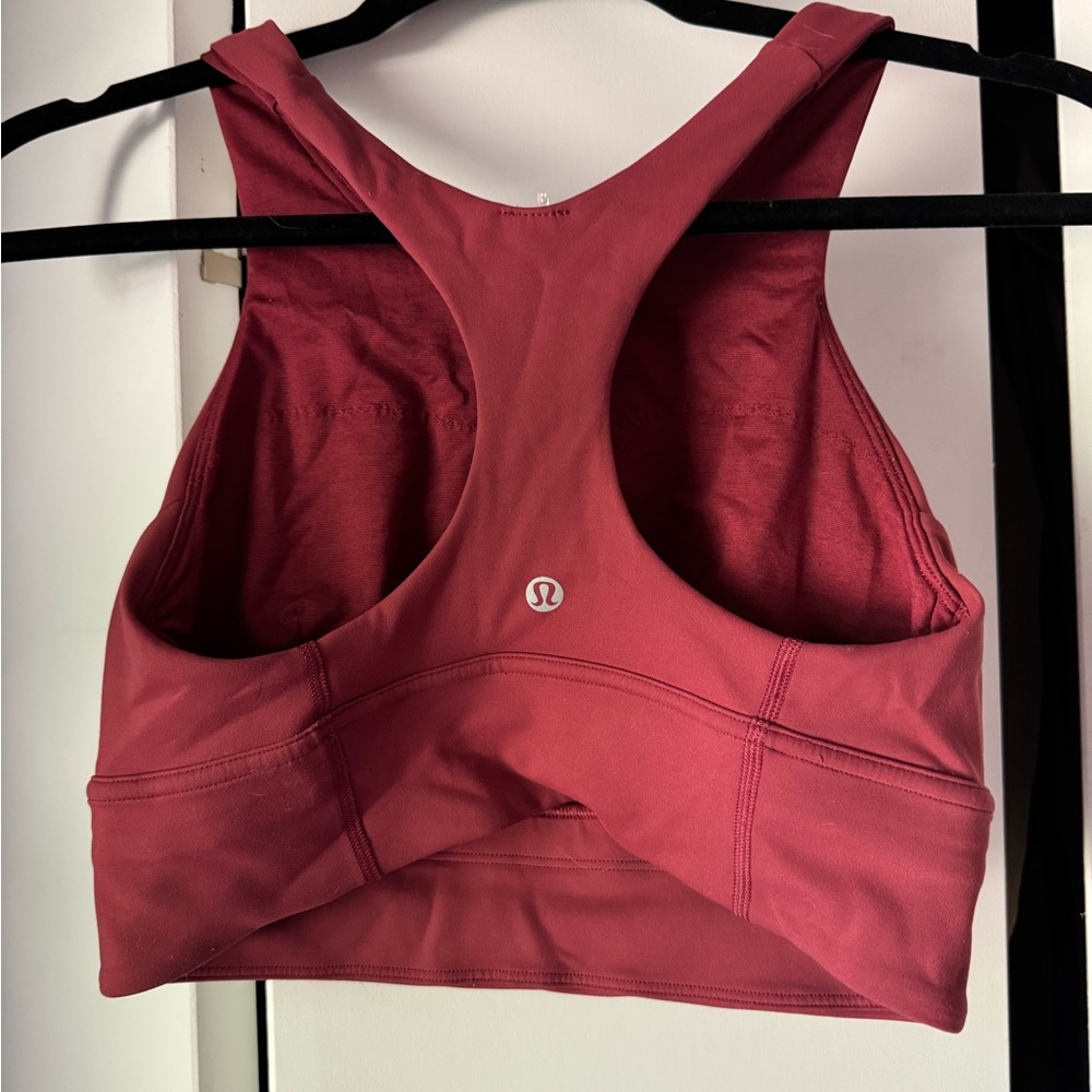 lululemon athletica Women's  maroon Sports Bra